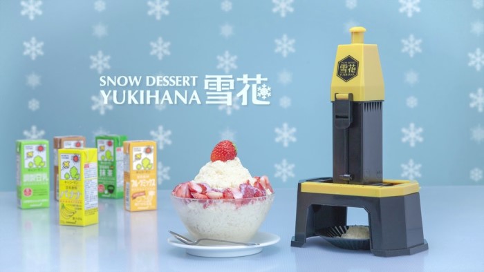 オリジナルスイーツが簡単につくれる! 「スノーデザート 雪花」