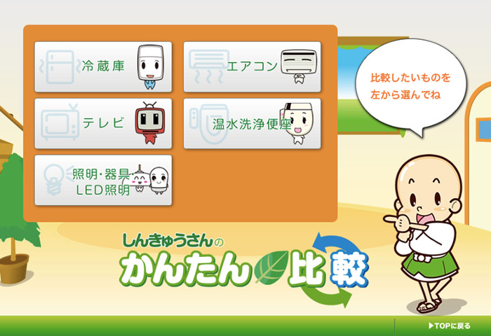 電気代の比較対象の家電「しんきゅうさん」