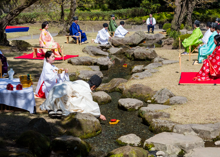 上巳の節句（ひな祭り）の由来　曲水の宴