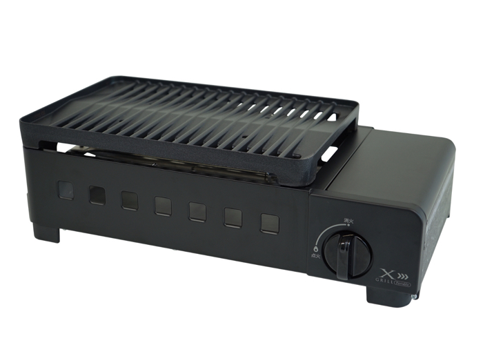 山善の『減煙カセットガスグリル XGRILL Portable YGM-GS1』