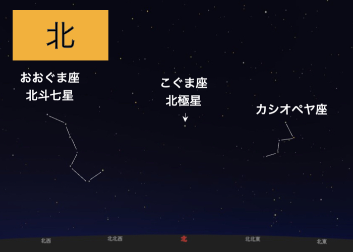 理科の自由研究テーマ例①星空観察　北斗七星と北極星の覚え方